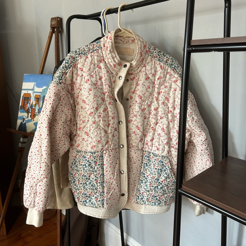 BLANKNYC Floral Quilted Jacket